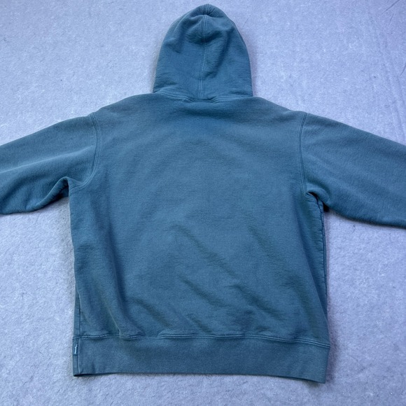 Supreme Shine Hoodie Men's Medium Gray Brillo Logo Cotton Fleece Sweatshirt 2021 - Picture 13 of 15